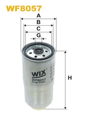 WIX FILTERS Polttoainesuodatin WF8057